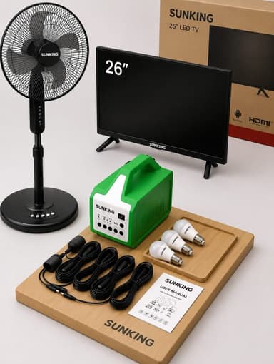 Home 600 with 26 Inches Tv and 16 Inches Standing Fan with Three Bulbs yellow EASY~BUY total payment - 380k Down payme